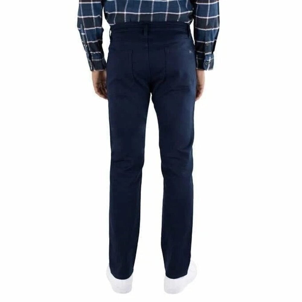 Jachs Ny 5 Pocket Pants Men's Size 34/29 Navy Slim Fit Cotton Blend N0195 - Picture 5 of 11